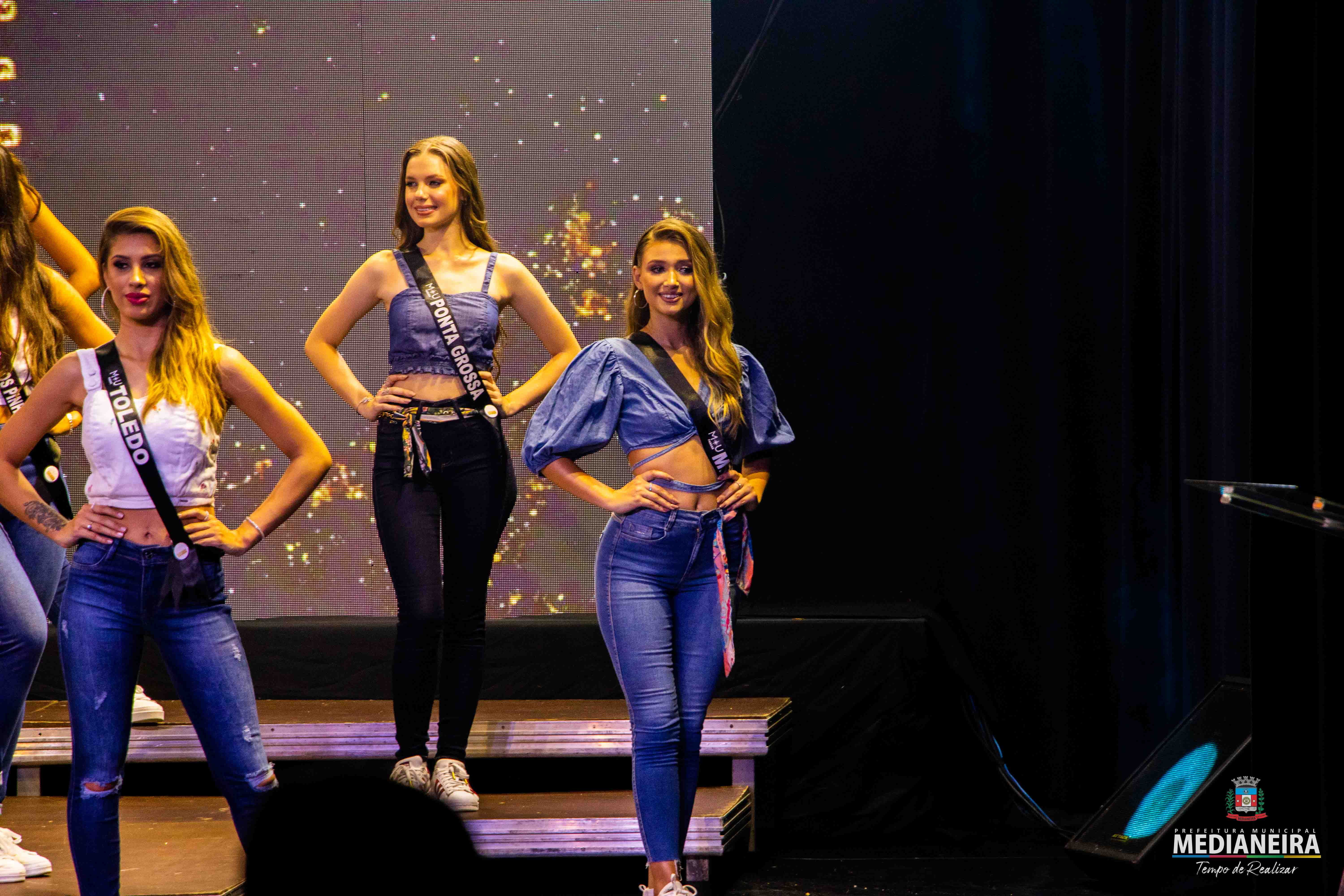 Miss Medianeira Camile Seitz participou neste sábado 1º do concurso