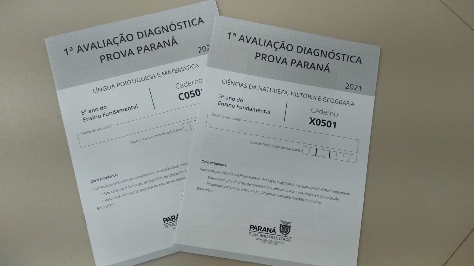 Avaliação Diagnóstica para o 5º Ano de Matemática